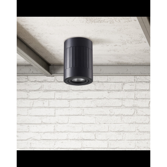 Точковий світильник Goldlux 319852 Rubin Paski GU10 1x10W IP20 Bl (052080)
