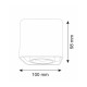 Точковий світильник Goldlux 325402 Xeno GU10 1x10W IP20 WH (071737)