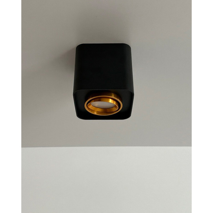 Точковий світильник Goldlux 325396 Xeno GU10 1x10W IP20 Bk (071738)