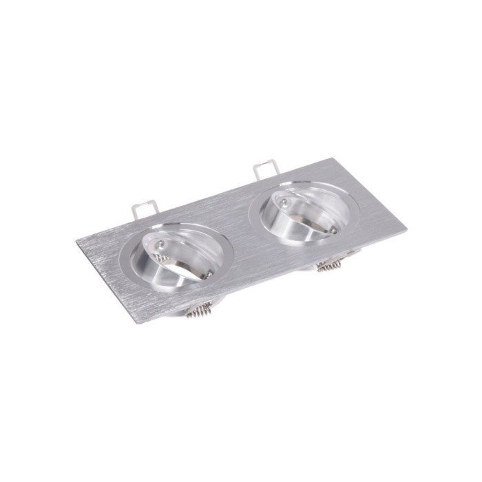 Точковий світильник Goldlux 302151 South GU10 2x8W IP20 Chrome (047525)