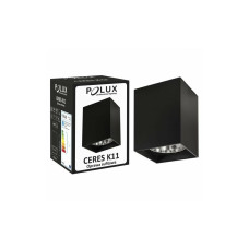 Точковий світильник Goldlux 307224 Ceres E27 1x60W IP20 BK (008558)