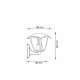 Вуличний світильник Goldlux 311863 Igma E27 1x12W IP44 BK (009976)