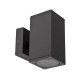 Вуличний світильник Goldlux 323248 Morris GU10 2x12W IP54 BK (052041)
