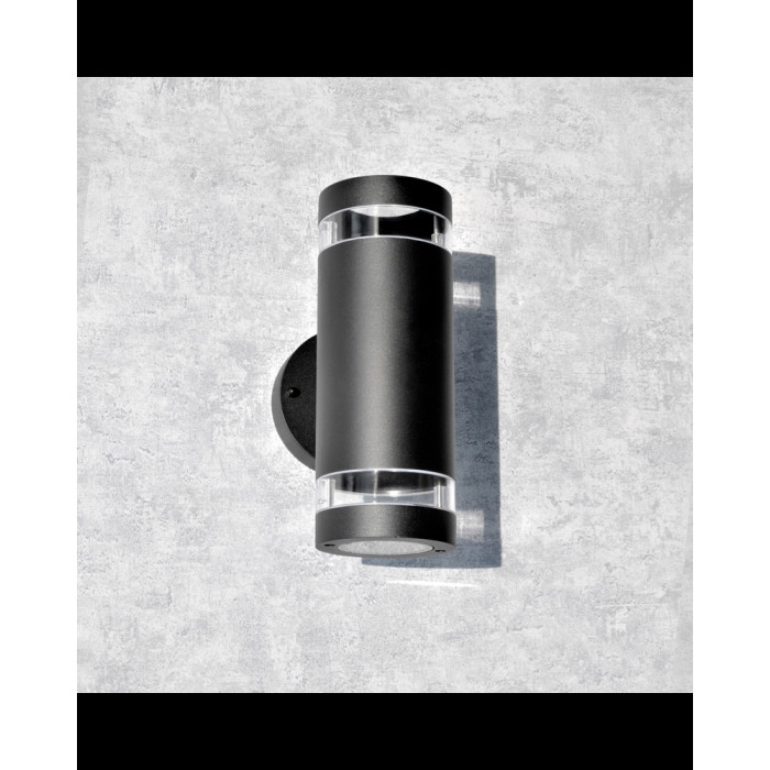 Вуличний світильник Goldlux 323996 Rino GU10 2x10W IP54 BK (059832)