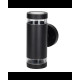 Вуличний світильник Goldlux 323996 Rino GU10 2x10W IP54 BK (059832)