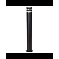 Вуличний світильник Goldlux 324016 Rino E27 1x12W IP54 BK (059834)