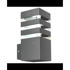 Вуличний світильник Goldlux 316165 Teksas E27 1x12W IP44 GR (046846)