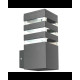 Вуличний світильник Goldlux 316165 Teksas E27 1x12W IP44 GR (046846)