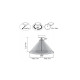 Датчик руху Goldlux 318800 PIR ES-P12D 100W 4000K IP20 Wh (047854)