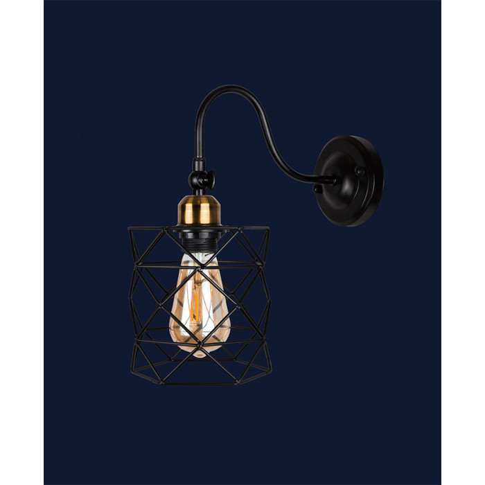Бра 756WPR105F3-1 BK+BRONZE (LVS2751)