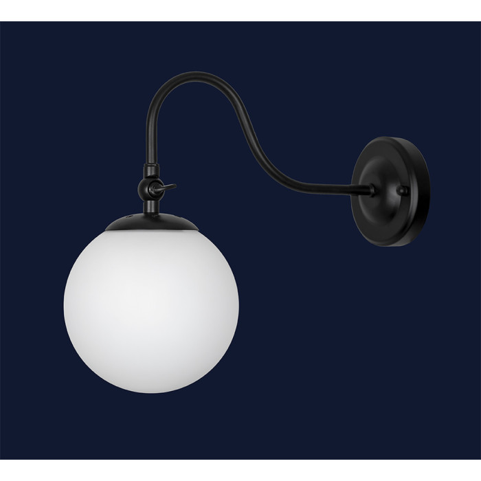 Бра 756WPR150F3-1 BK+WH (LVS4035)
