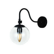 Бра 756WPR150F3-1 BK+CL (LVS2458)