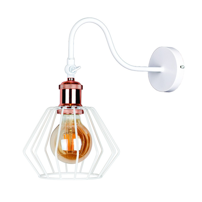 Бра 756WPR108F3-1 WH+RG (LVS2776)