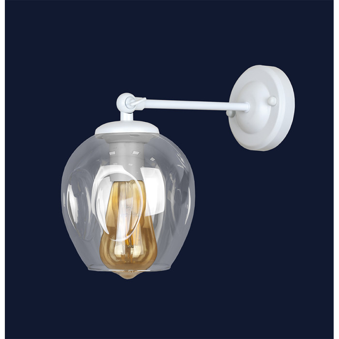 Бра 756WPR0231F-1 WH+CL (LVS3374)