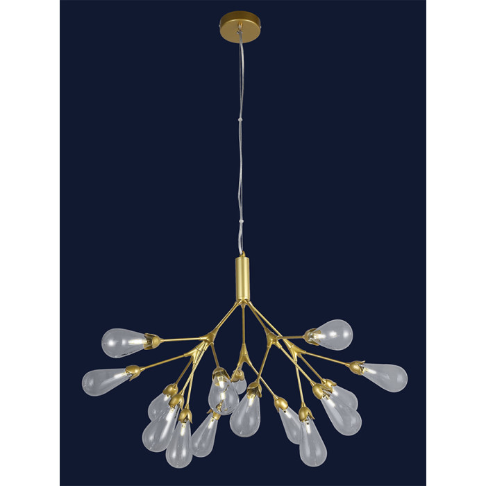 Люстра 918LP268-15 GD+CL (LVS3523)