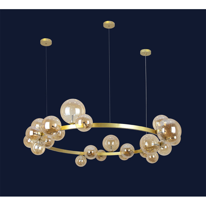 Люстра 918LP267-24 GD+BR (LVS4119)