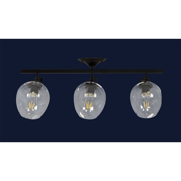 Люстра 756XPR0231F-3 BK+CL (LVS4195)