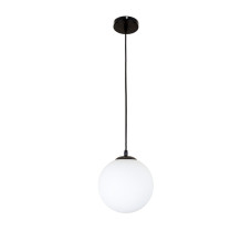 Підвісний світильник 756glass200F-1 BK+WH (LVS3973)