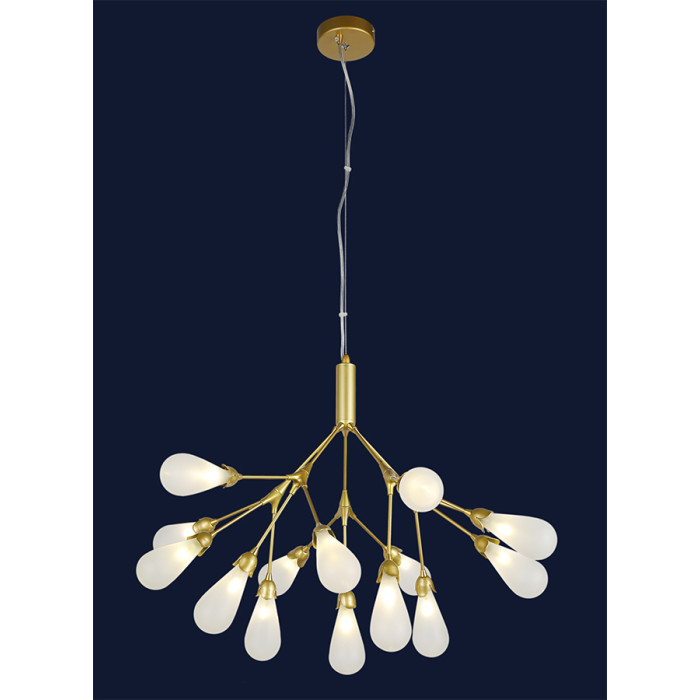 Люстра 918LP268-15 GD+WH (LVS3521)