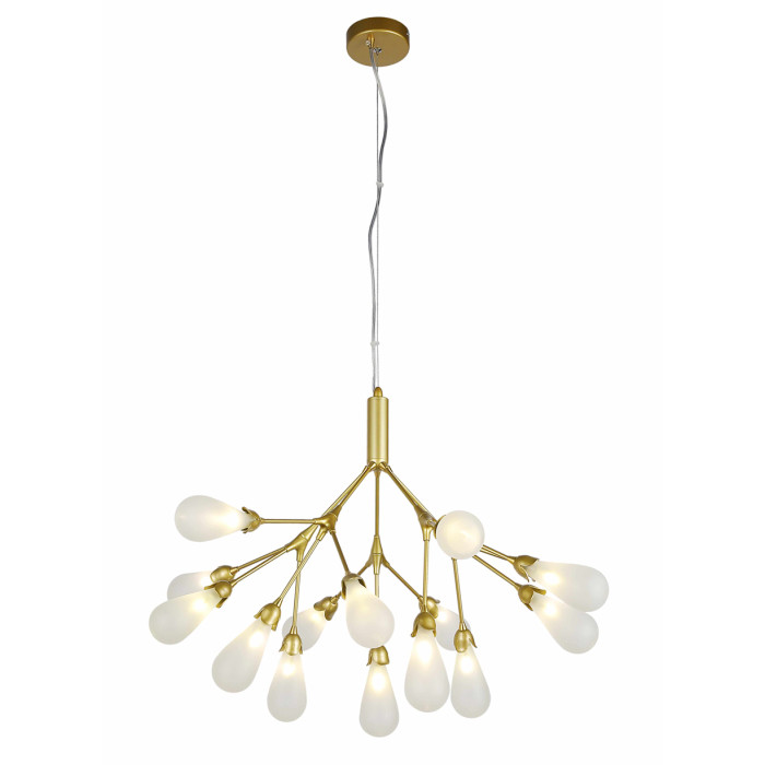 Люстра 918LP268-15 GD+WH (LVS3521)