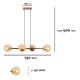 Люстра 7529909-4 GOLD+BR (LVS4789)
