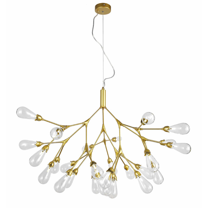 Люстра 918LP268-27 GD+CL (LVS3529)