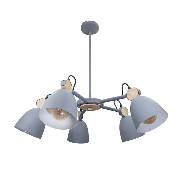 Люстра 752V27039-5 GRAY (LVS3933)
