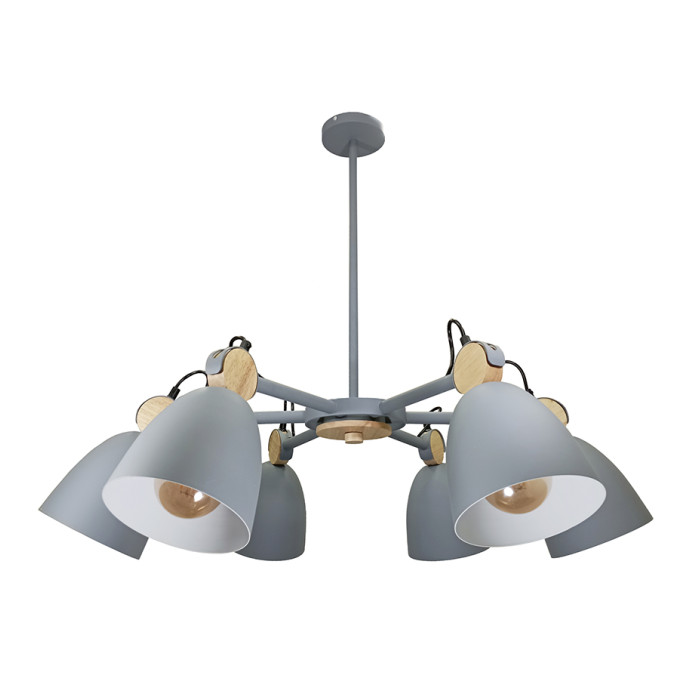 Люстра 752V27039-6 GRAY (LVS3935)