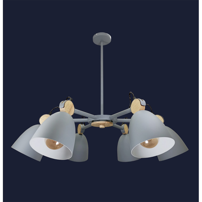 Люстра 752V27039-6 GRAY (LVS3935)