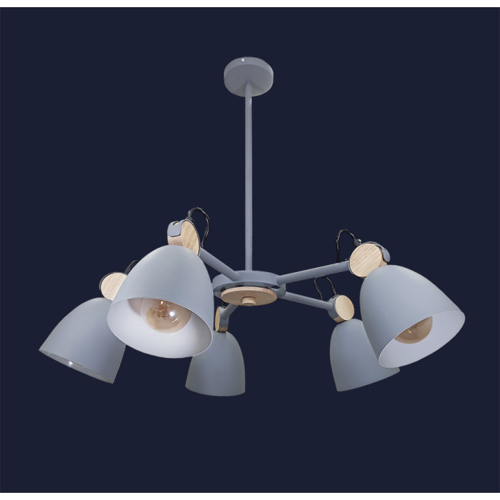 Люстра 752V27039-5 GRAY (LVS3933)
