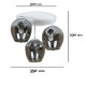 Люстра 756HPR0231F-3 WH+BK (300) (LVS4631)