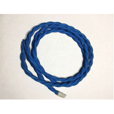 AMP кабель текстильний звитий 2x0.75 blue (LVS03487)