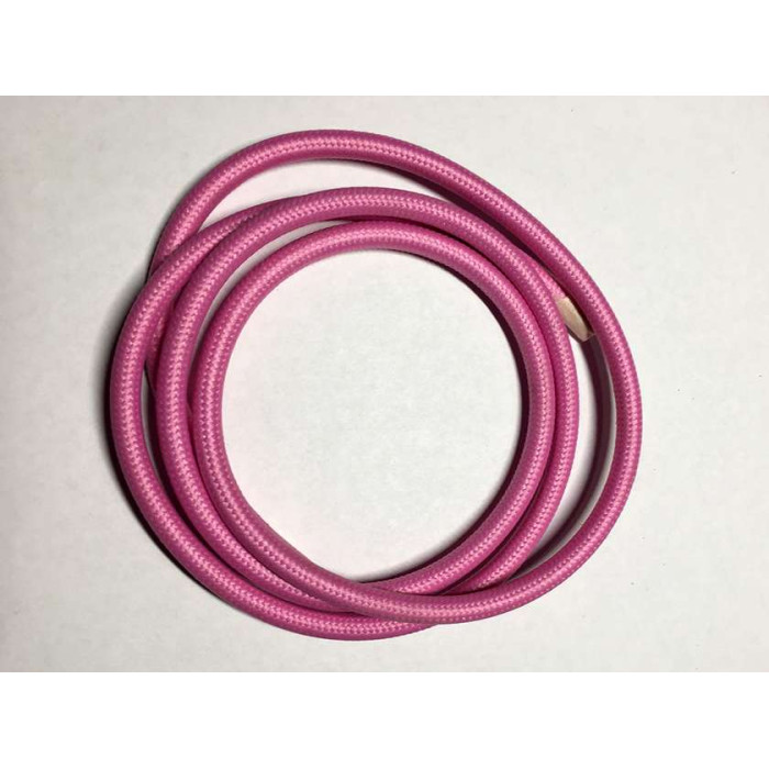 AMP кабель текстильний 2x0.75 pink (LVS03472)