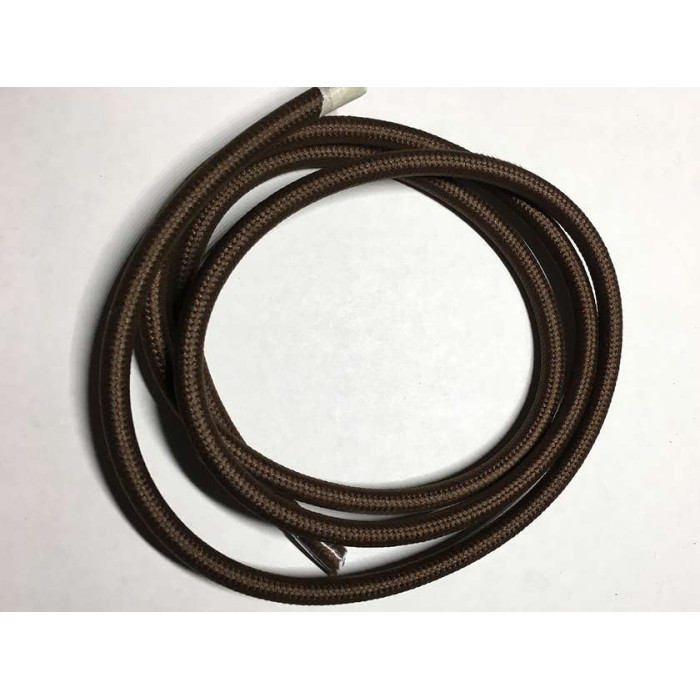 AMP кабель текстильний 2x0.75 brown (LVS03473)