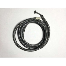 AMP кабель текстильний зигзаг 2x0.75 black+gray (LVS03459)