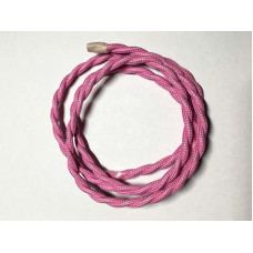 AMP кабель текстильний звитий 2x0.75 pink (LVS03485)