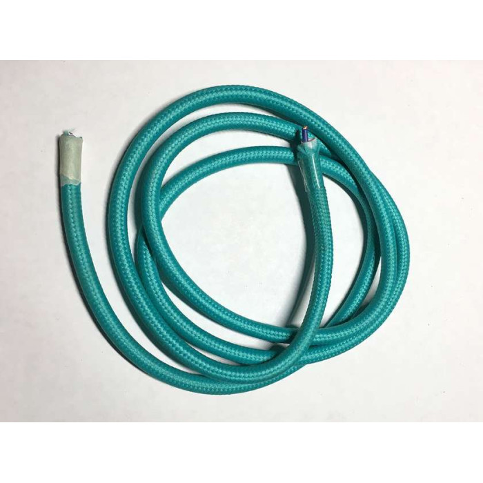 AMP кабель текстильний 2x0.75 sky blue (LVS03477)