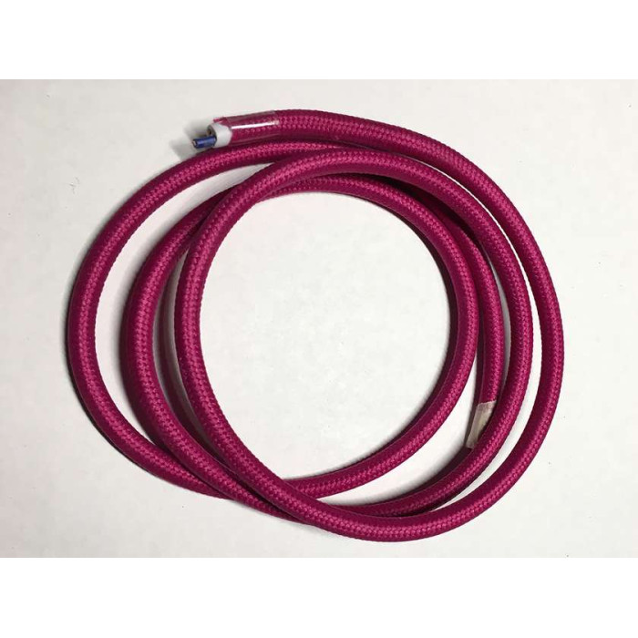 AMP кабель текстильний 2x0.75 deep purple (LVS03468)