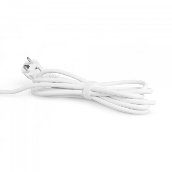 Мережевий подовжувач VIDEX ONCORD з/з 4п 3м (3x1.5мм) 3.4А USB(QC3.0) +USB-C(PD20W) з кнопкою White (VF-PD43G1QC1PD-W)