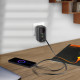 Мережевий адаптер VIDEX ONCORD з/з 1п 2.4A 2USB+USB-C Black (VF-AD1G2U1C-B)