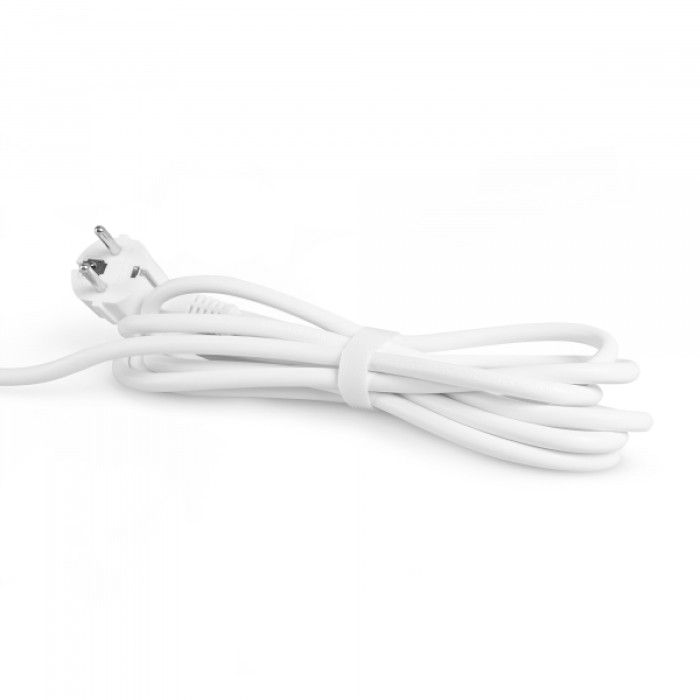 Мережевий подовжувач VIDEX ONCORD з/з 4п 3м (3x1.5мм) з кнопкою White (VF-PD43G-W)