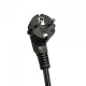 Мережевий подовжувач VIDEX ONCORD з/з 4п 3м (3x1.5мм) 3.4А USB(QC3.0) +USB-C(PD20W) з кнопкою Black (VF-PD43G1QC1PD-B)