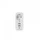 Мережевий адаптер VIDEX ONCORD з/з 1п 2.4A 2USB+USB-C White (VF-AD1G2U1C-W)
