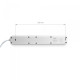 Мережевий подовжувач VIDEX ONCORD з/з 6п 3м (3x1.5мм) з кнопкою White (VF-PD63G-W)