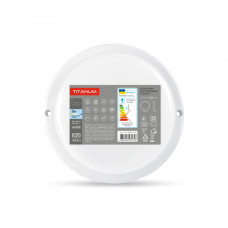 LED світильник вологозахищений круглий TITANUM 12W 6500K TL-BHR-126 (TL-BHR-126)