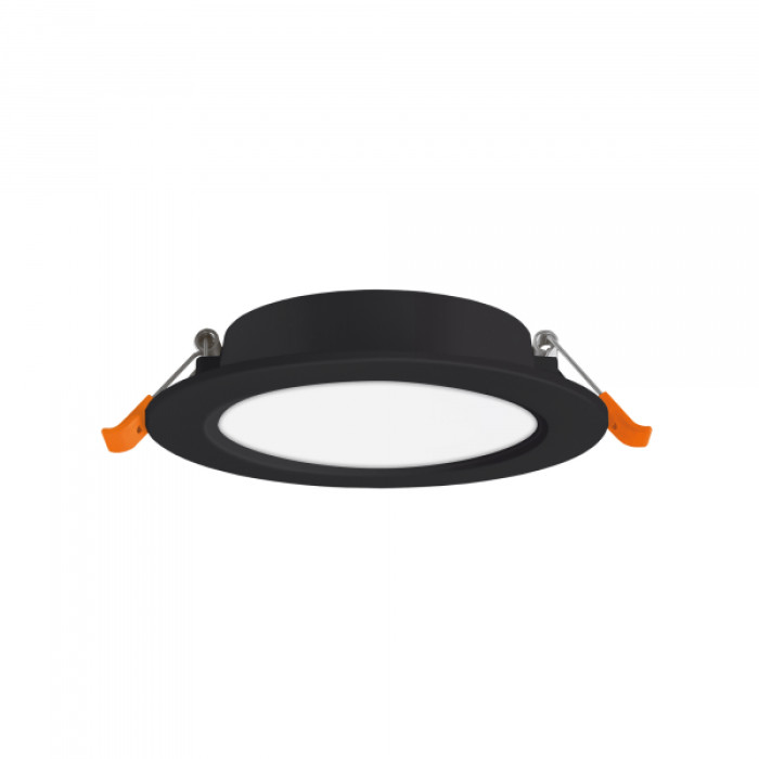 LED світильник Back вбудований круглий VIDEX 6W 5000K Black (VL-DLBR-065B)