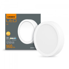 LED Світильник круглий накладний VIDEX 12W 5000K White (VL-DLRS-125)