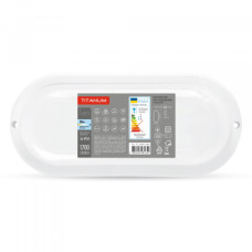 LED світильник вологозахищений овальний TITANUM 20W 6500K TL-BHO-206 (TL-BHO-206)