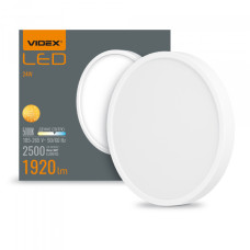 LED Світильник круглий накладний VIDEX 24W 5000K White (VL-DLRS-245)