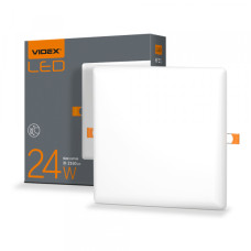 LED світильник безрамковий квадратний VIDEX 24W 4100K (VL-DLFS-244)